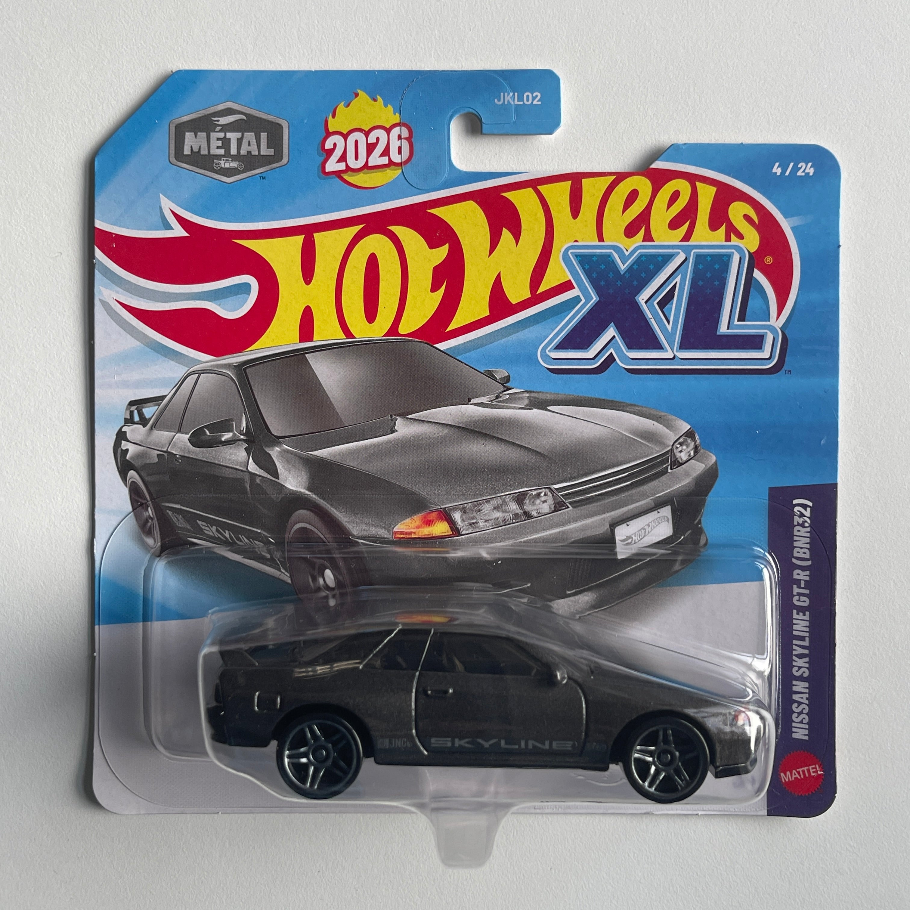 Hot Wheels XL Nissan Skyline GT-R (BNR32) (Grey) – Hobby Cars