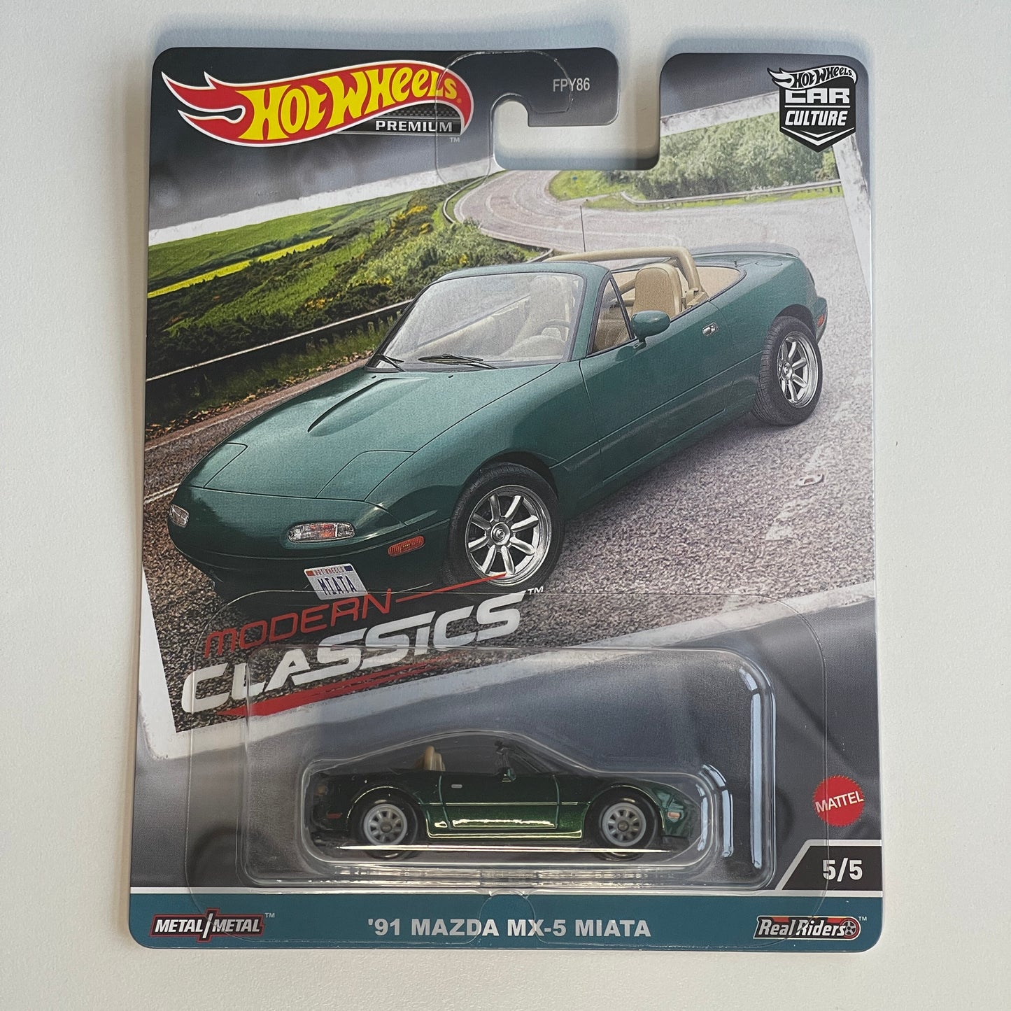 Hot Wheels [moderná klasika 2023] '91 Mazda MX-5 Miata