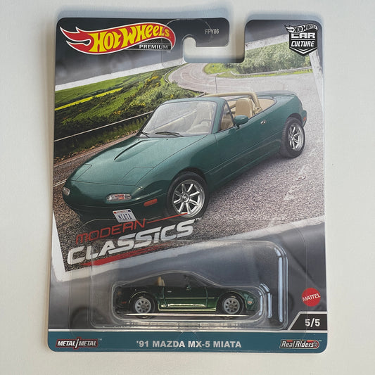 Hot Wheels [moderná klasika 2023] '91 Mazda MX-5 Miata