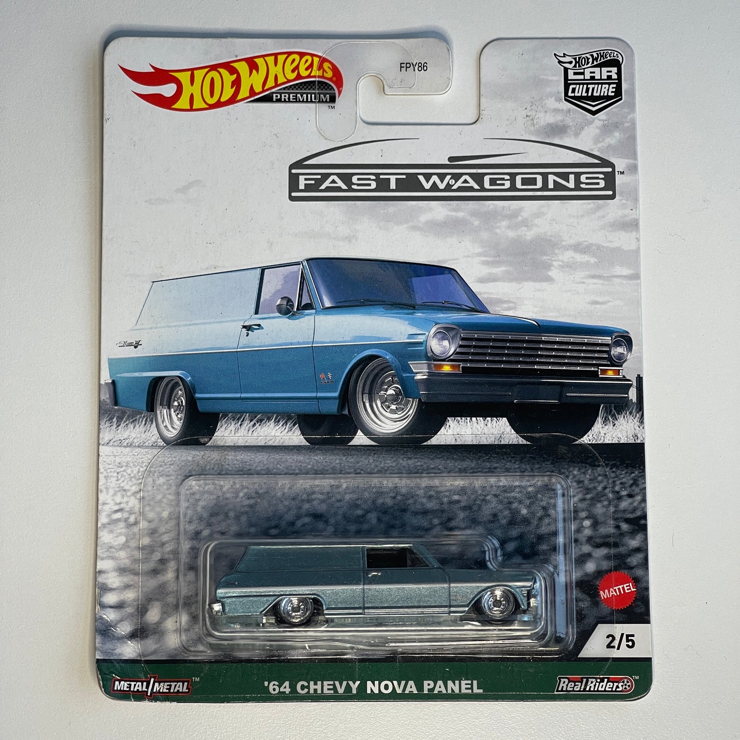 Hot Wheels [2021 Fast Wagons] '64 Chevy Nova Panel (Damaged)