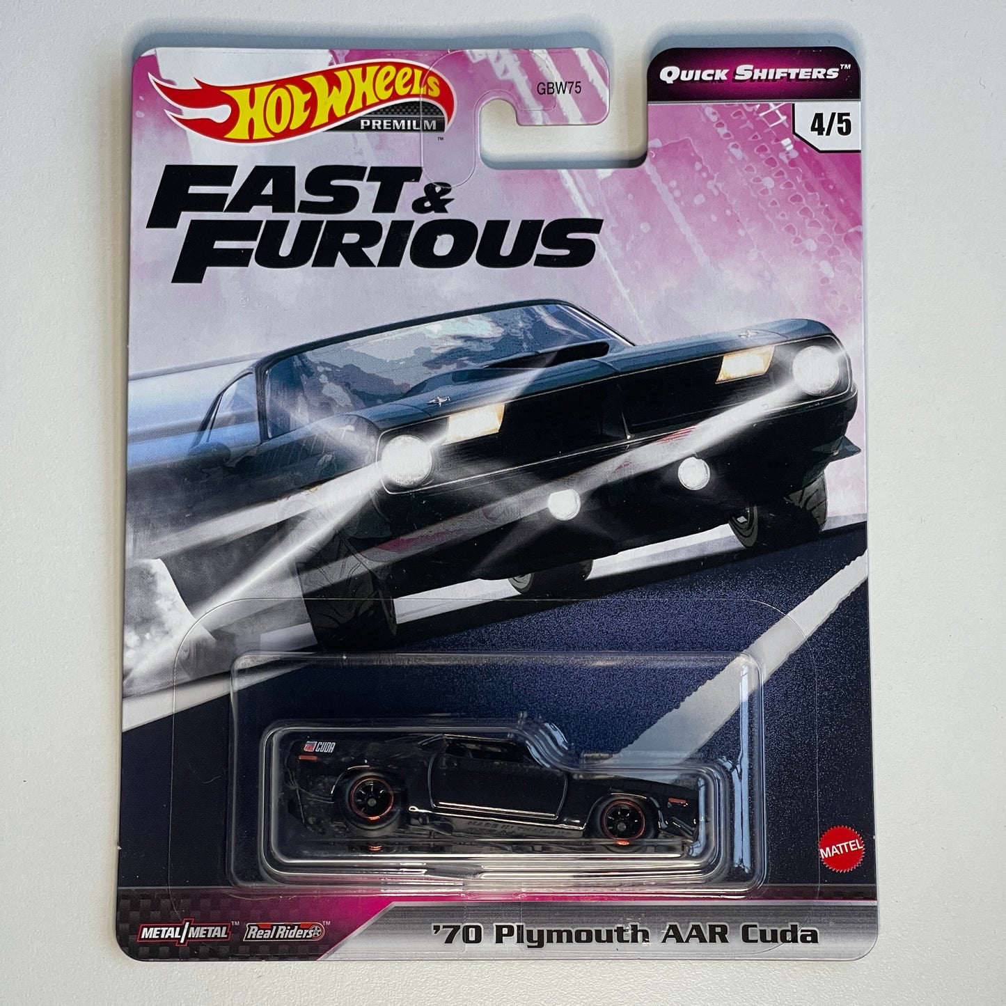 Hot Wheels [2020 Fast &amp; Furious] Quick Shifters '70 Plymouth AAR Cuda