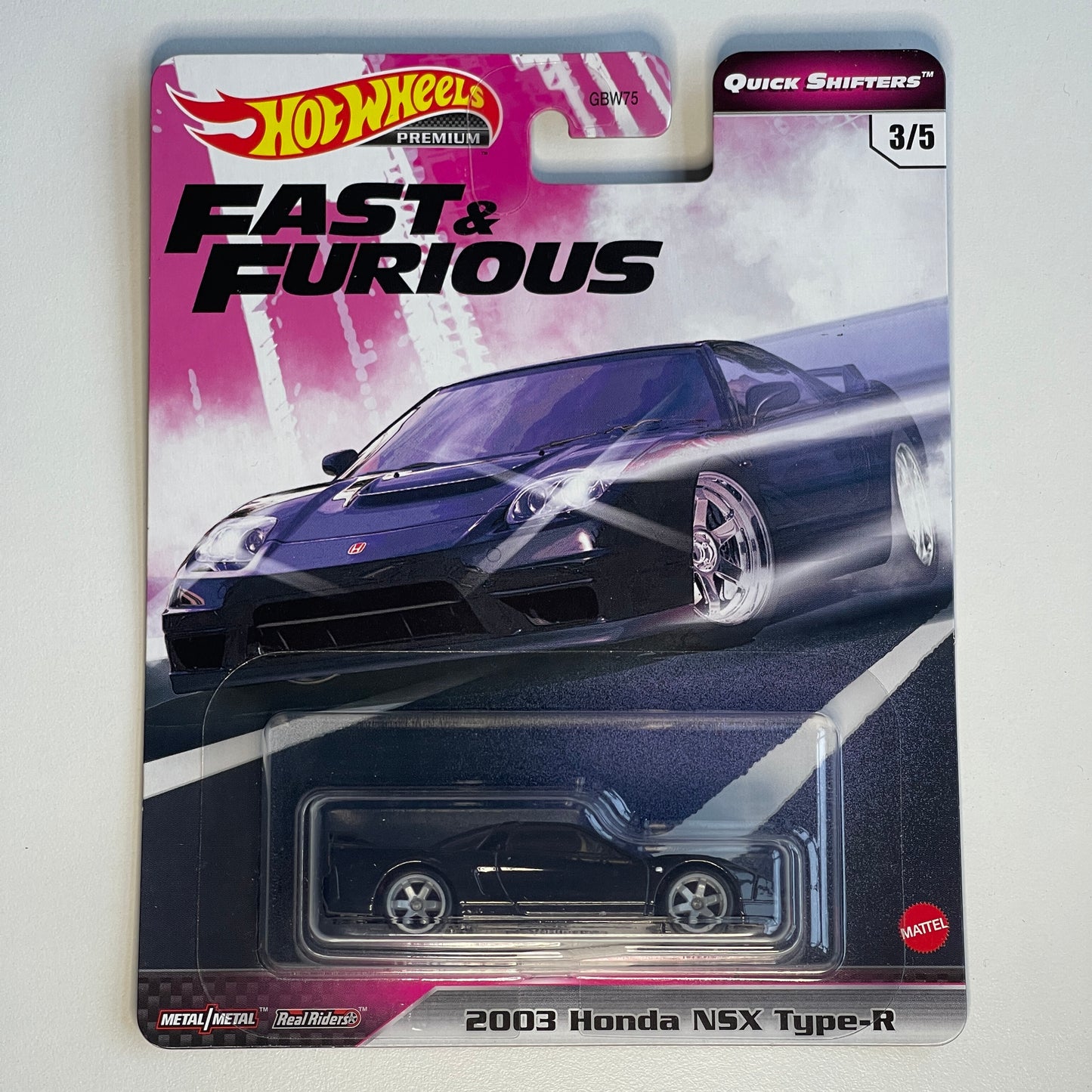 Hot Wheels [2020 Fast &amp; Furious] Rýchle radenie 2003 Honda NSX Type-R