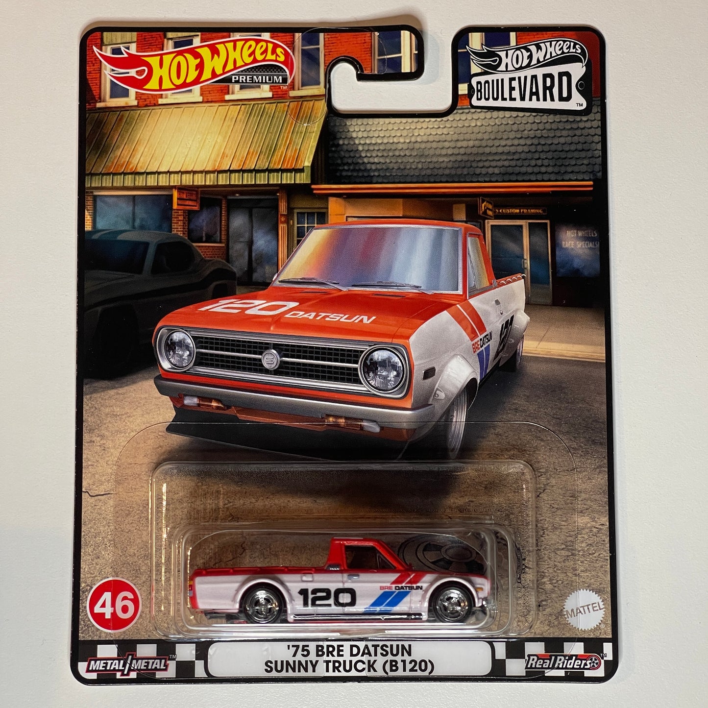 Hot Wheels Boulevard #46 '75 BRE Datsun Sunny Truck (B120)