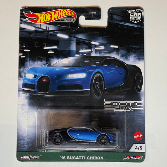 Hot Wheels [2021 Exotic Envy] '16 Bugatti Chiron (Damaged)