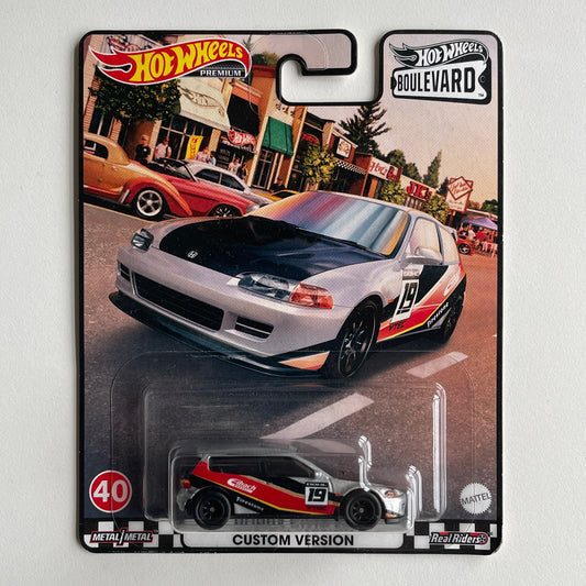 Hot Wheels Boulevard #40 Honda Civic EG Custom Version (Damaged)