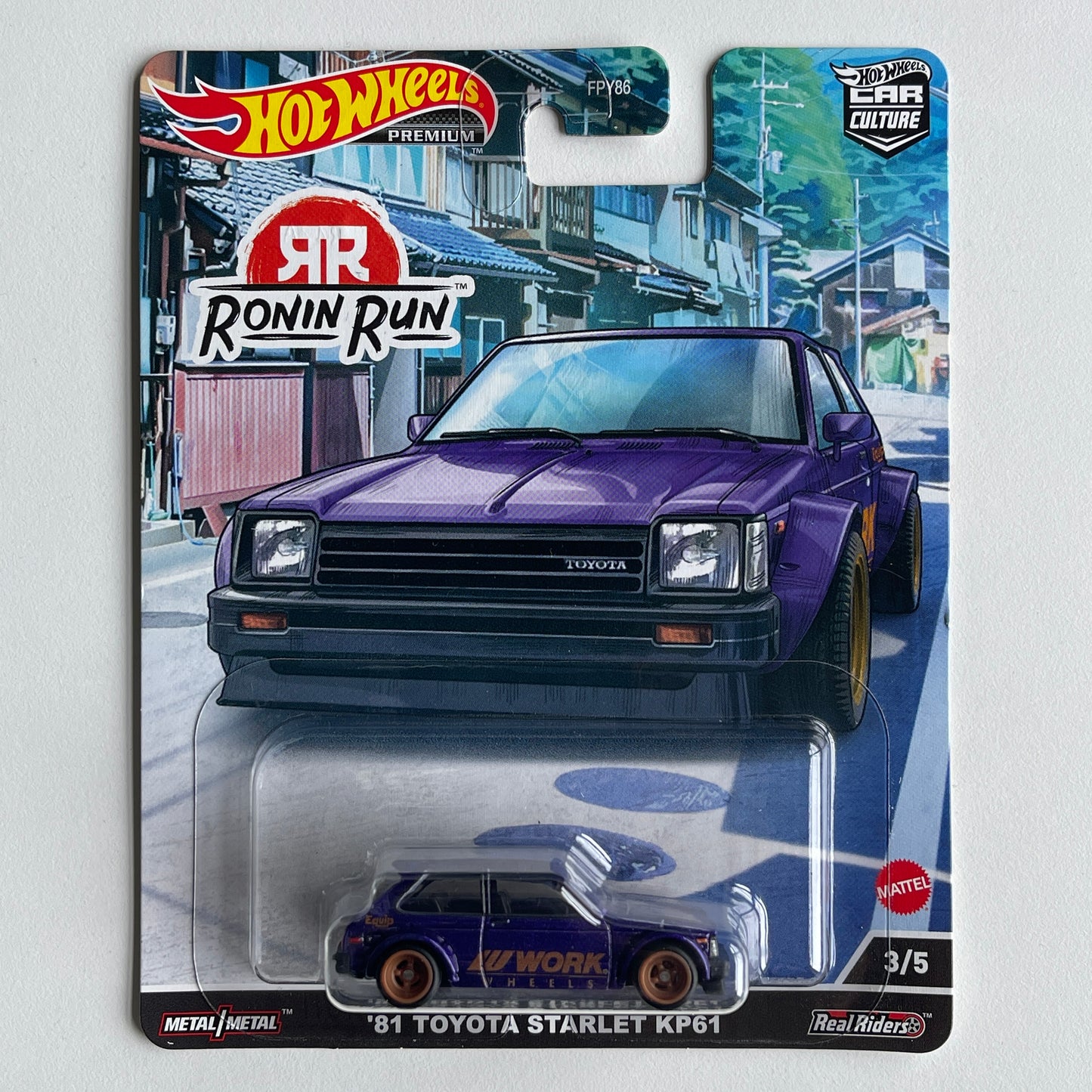 Hot Wheels [2022 Ronin Run] '81 Toyota Starlet KP61