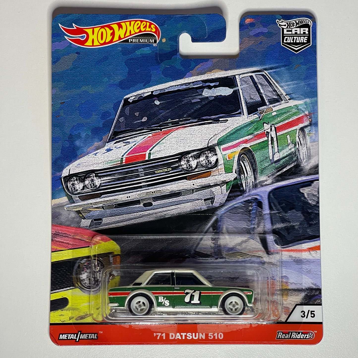 Hot Wheels [2020 Door Slammers] '71 Datsun 510 (Damaged)