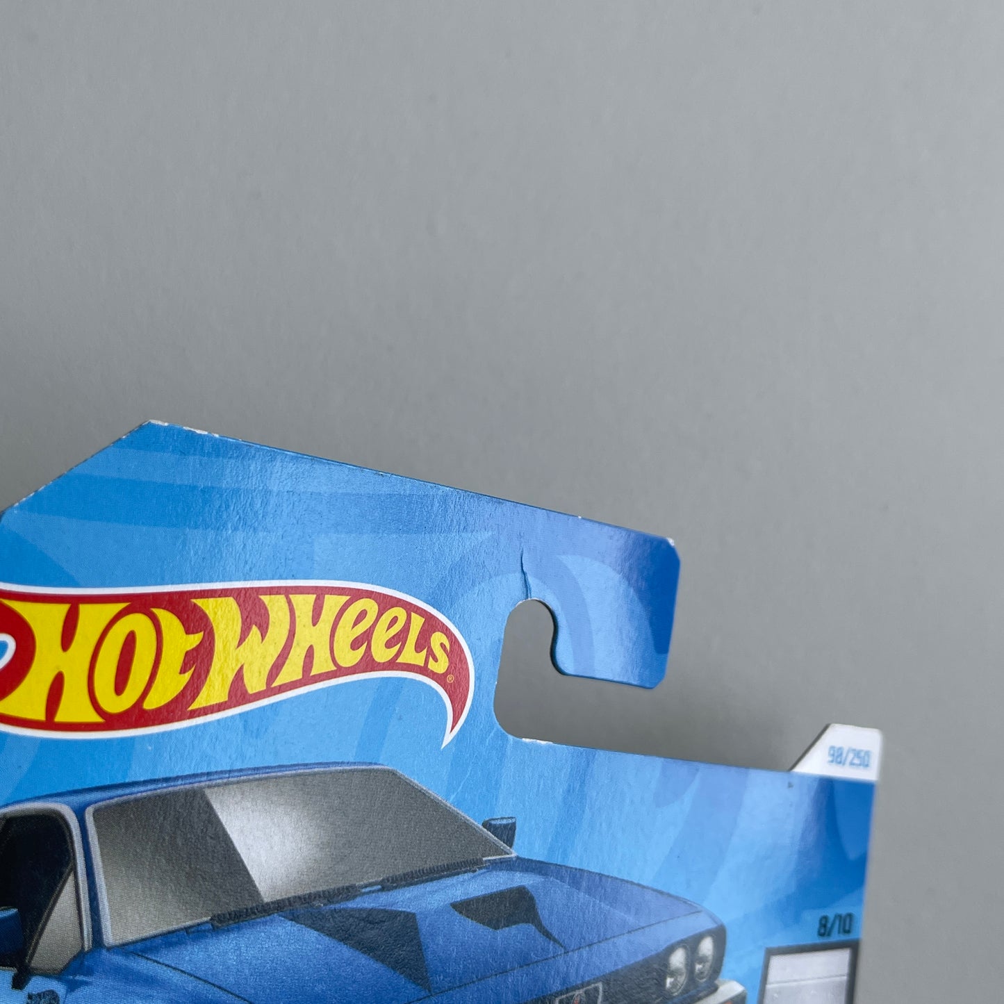 Hot Wheels Alfa Romeo GTV6 3.0 (Blue) Short Card (Damaged) Factory Fresh 98/250