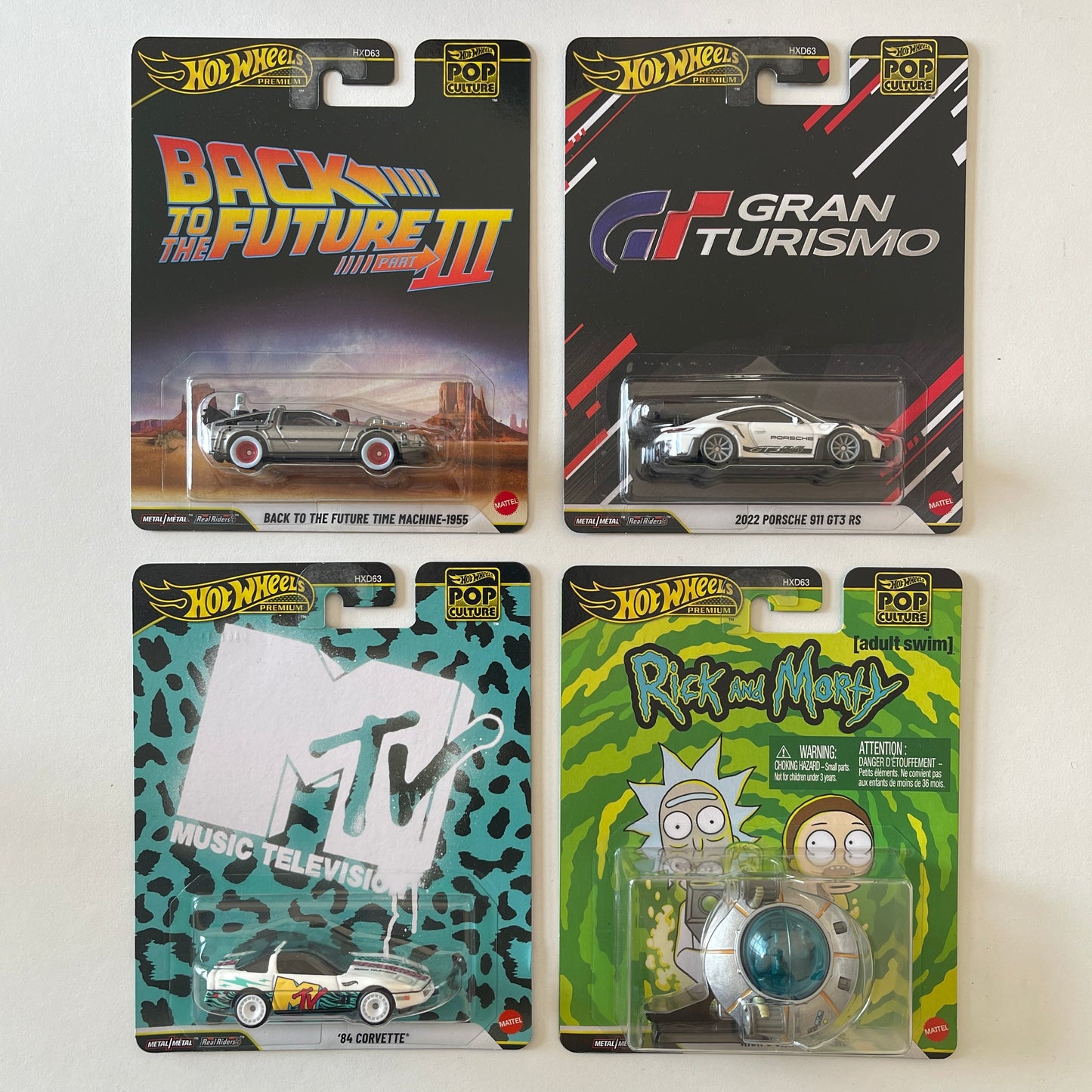 Hot Wheels [2026 Pop Culture] Mix 2, Set of 4 Cars
