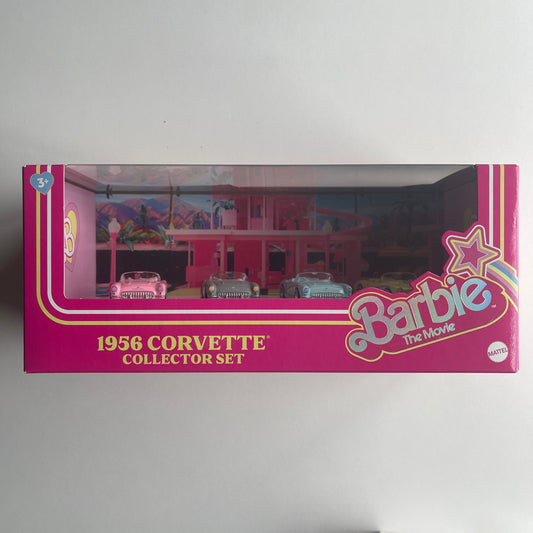 Hot Wheels 2023 Barbie: The Movie 1956 Corvette Collector Set (Sealed Box)