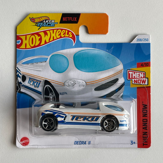 Hot Wheels Deora 2 (White) Short Card (Damaged) Then And Now 208/250