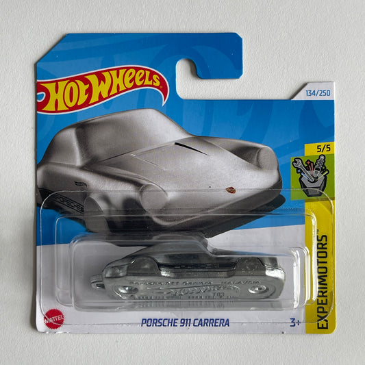 Hot Wheels Porsche 911 Carrera (Grey/Zamac) Short Card (Damaged) Expertmotors 134/250