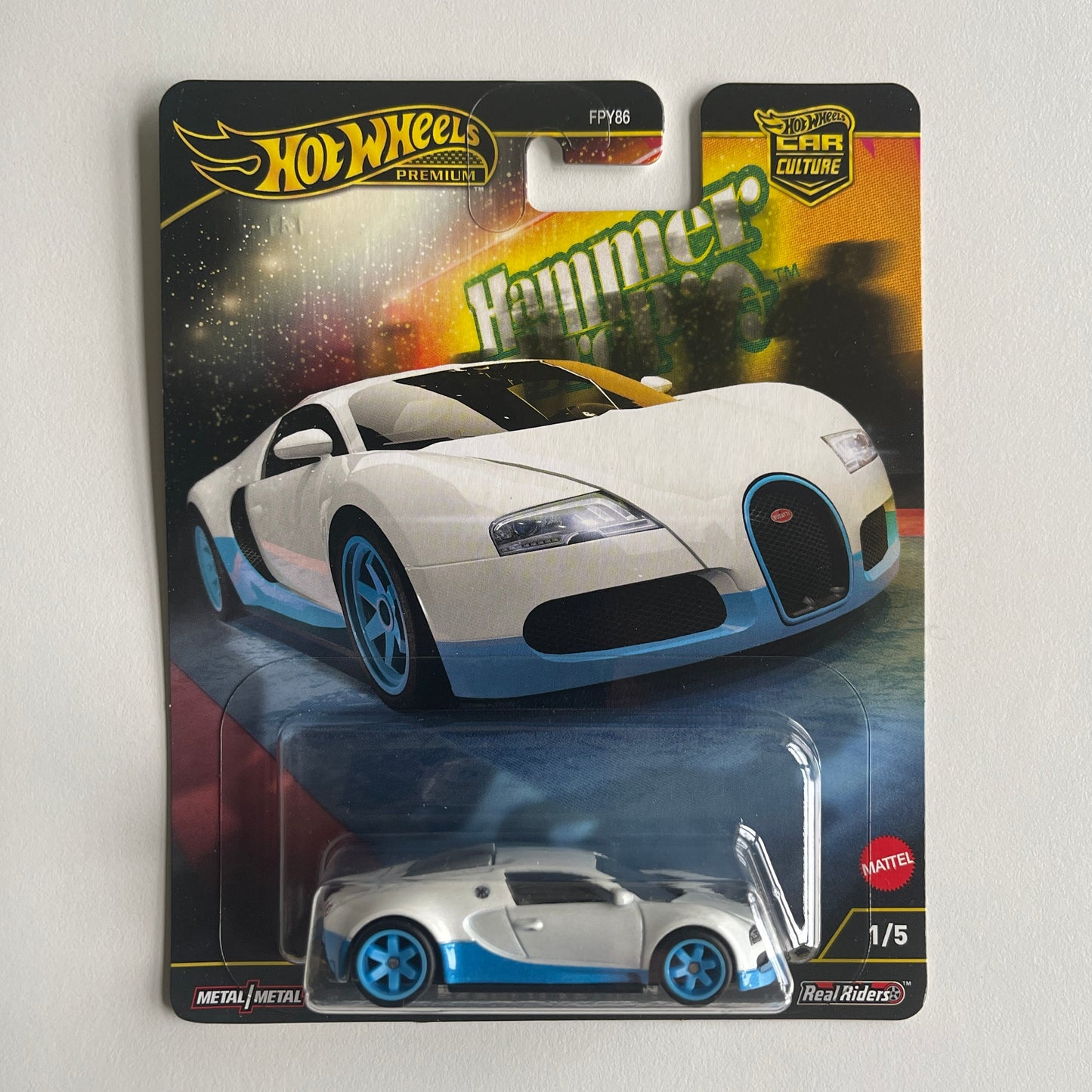 Hot Wheels [2025 Hammer Drop] Bugatti Veyron (Damaged)