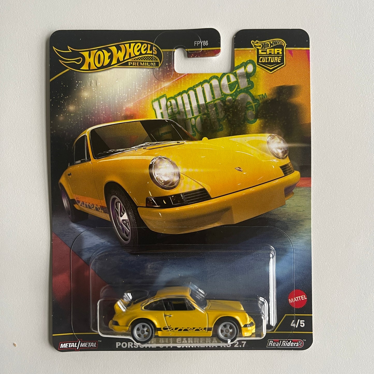 Hot Wheels [2025 Hammer Drop] Porsche 911 Carrera RS 2.7 (Damaged)