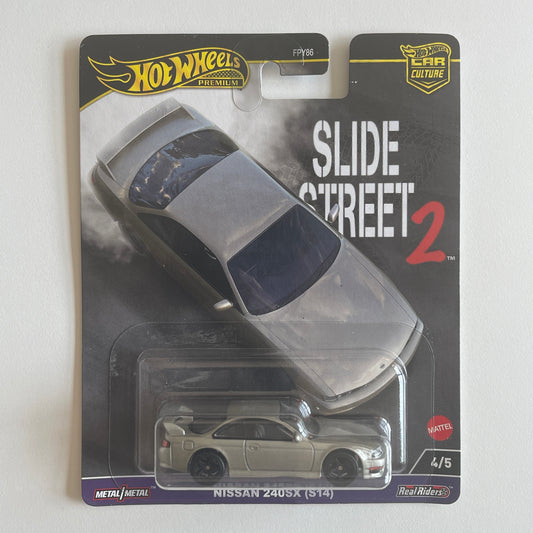 Hot Wheels [2024 Slide Street 2] Nissan 240SX (S14) (Damaged)