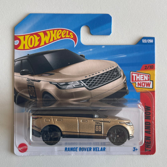 Hot Wheels Range Rover Velar (Gold) Short Card Then And Now 122/250