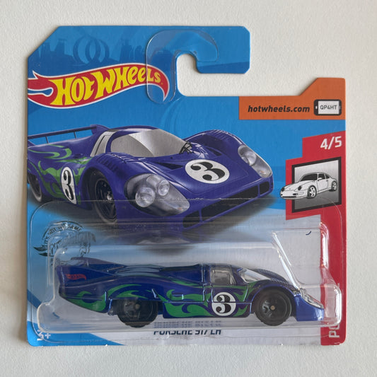 Hot Wheels Porsche 917 LH (Purple) Short Card (Damaged) Porsche 45/250