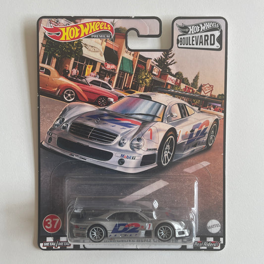 Hot Wheels Boulevard #37 1997 Mercedes-Benz CLK-GTR (Damaged)