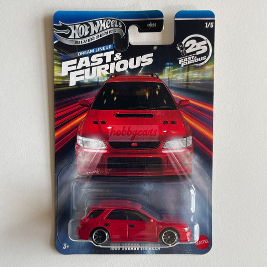 Hot Wheels 2026 Fast & Furious Dream Lineup 1999 Subaru Impreza