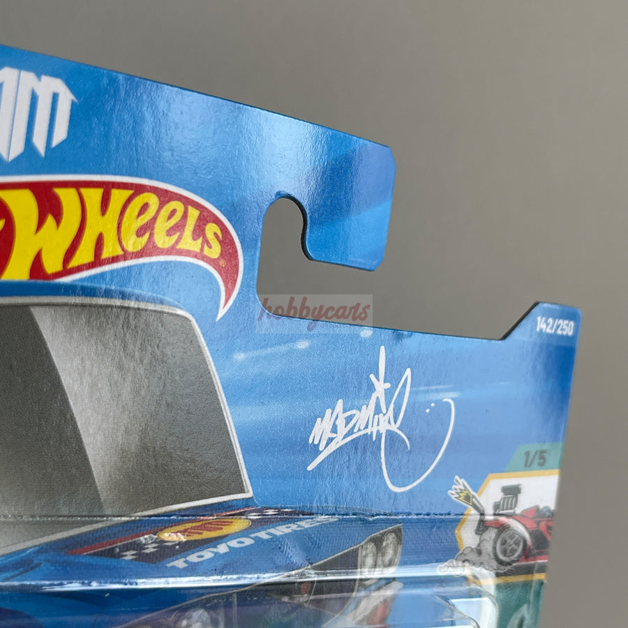 Hot Wheels Tooned Mazda RX-3 (Blue) Short Card (Damaged) Tooned 142/250