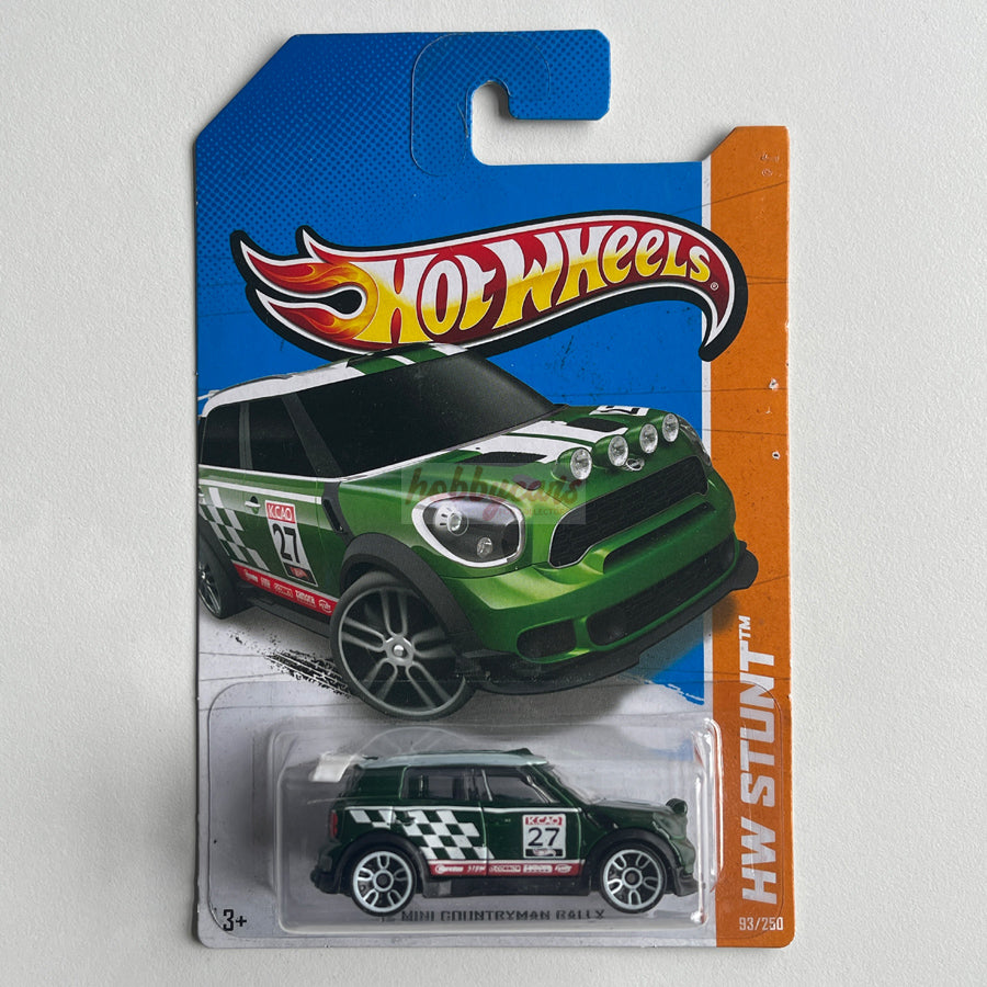 Hot Wheels '12 Mini Countryman Rally (Green) Long Card (Damaged) HW Stunt 93/250