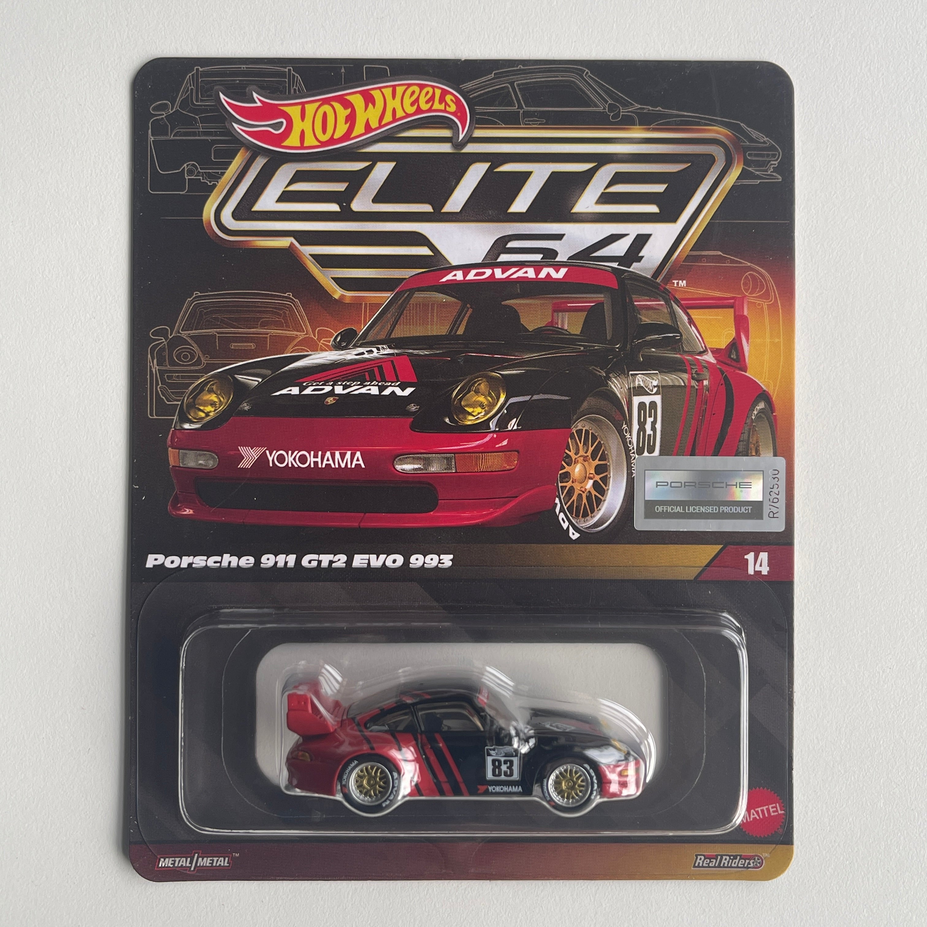 Hot Wheels [Elite64] #14 Porsche 911 GT2 EVO 993 – Hobby Cars