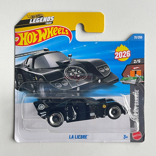 Hot Wheels Legends Tour La Liebre (Black) Short Card (Damaged) HW Dream Garage 31/250