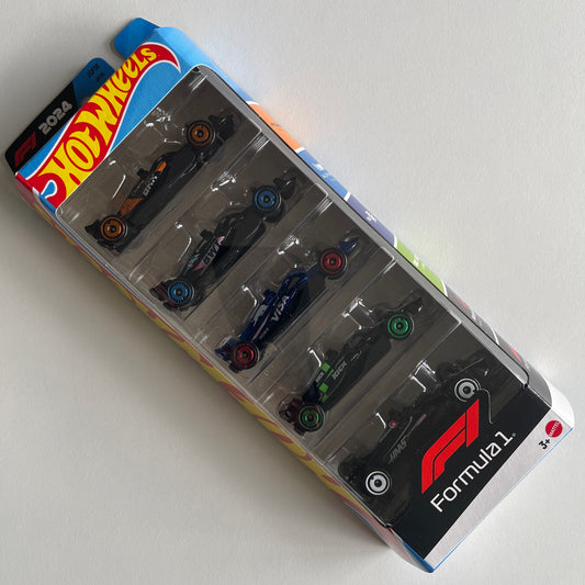Hot Wheels 5 Pack 2025 F1 2024