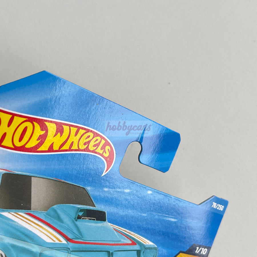 Hot Wheels '76 Chevy Chevette (Turquoise) Short Card (Damaged) Drag Racers 76/250