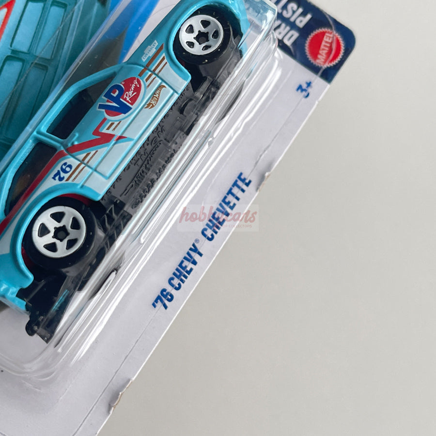 Hot Wheels '76 Chevy Chevette (Turquoise) Short Card (Damaged) Drag Racers 76/250