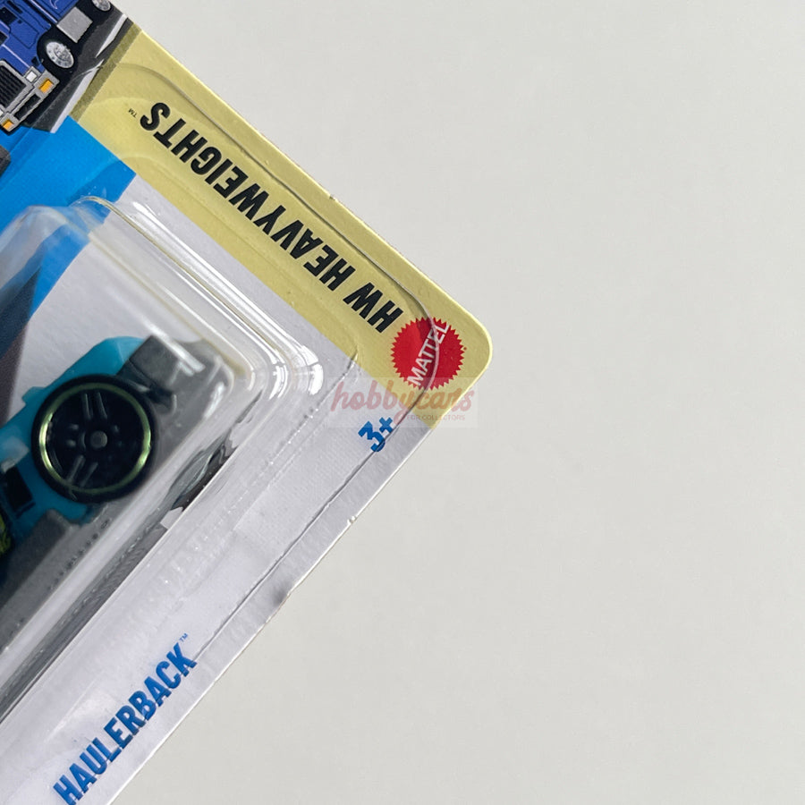 Hot Wheels Haulerback (Blue) Short Card (Damaged) HW Heavyweights 33/250