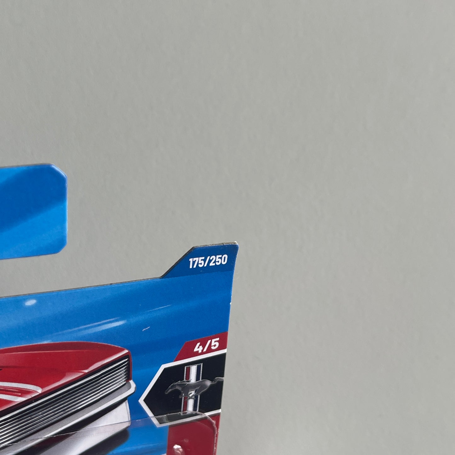 Hot Wheels '71 Mustang Funny Car (Red) Short Card (Damaged) Mustang 60 175/250