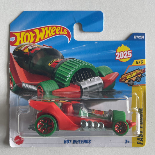 Hot Wheels Hot Wheengs (Red/Green) Short Card (Damaged) Fast Foodie 197/250