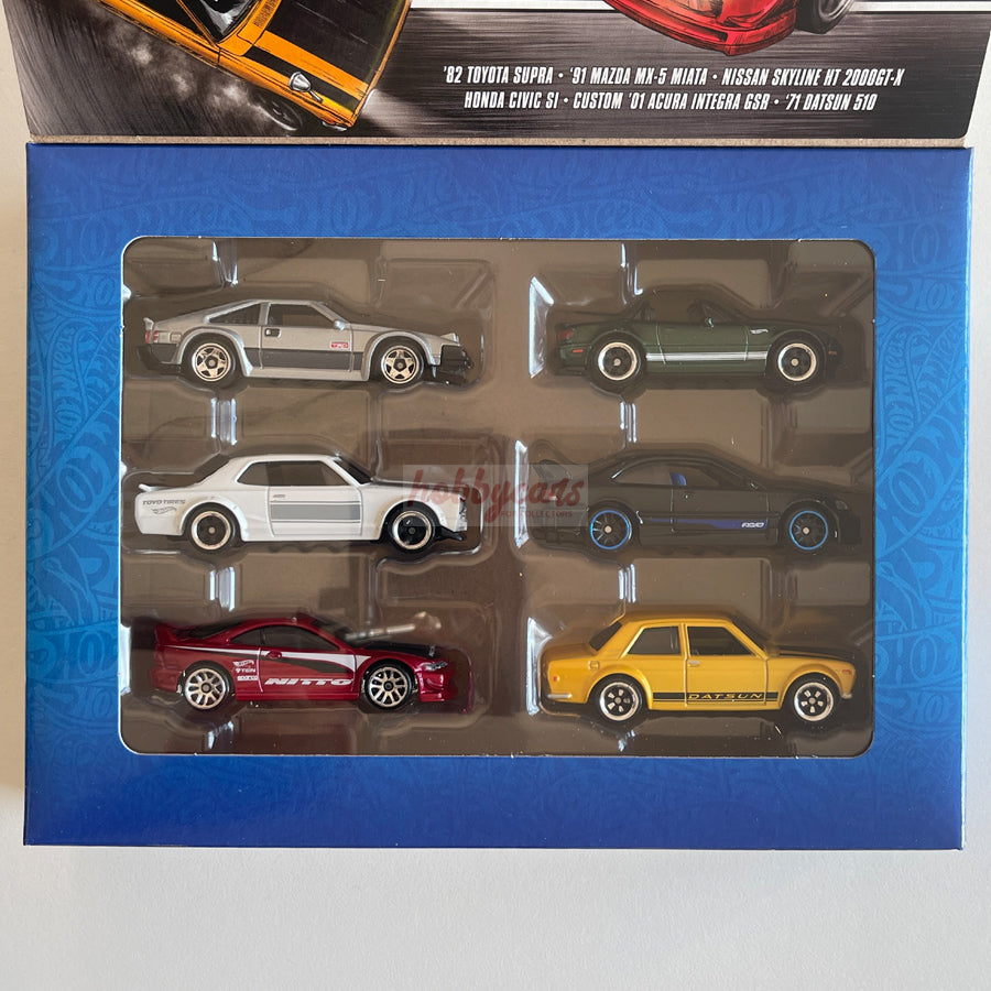 Hot Wheels 2025 6 Pack Japanese Car Culture