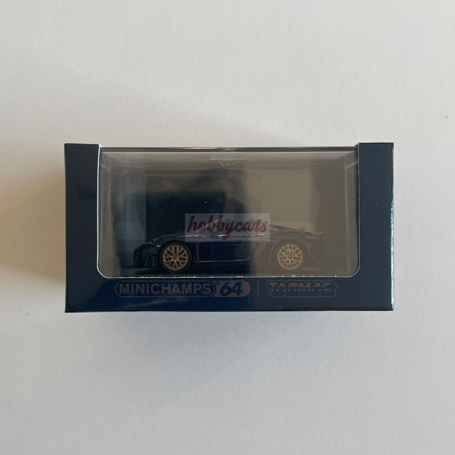 Tarmac Minichamps Porsche 718 Spyder RS Gentian Blue Metallic