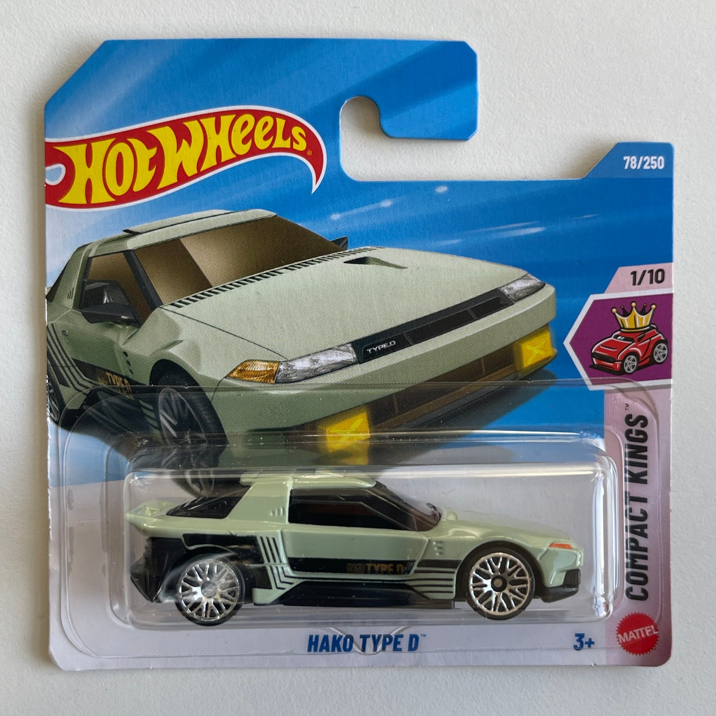Hot Wheels Hako Type D (Green/Black) Short Card (Damaged) Compact Kings 78/250