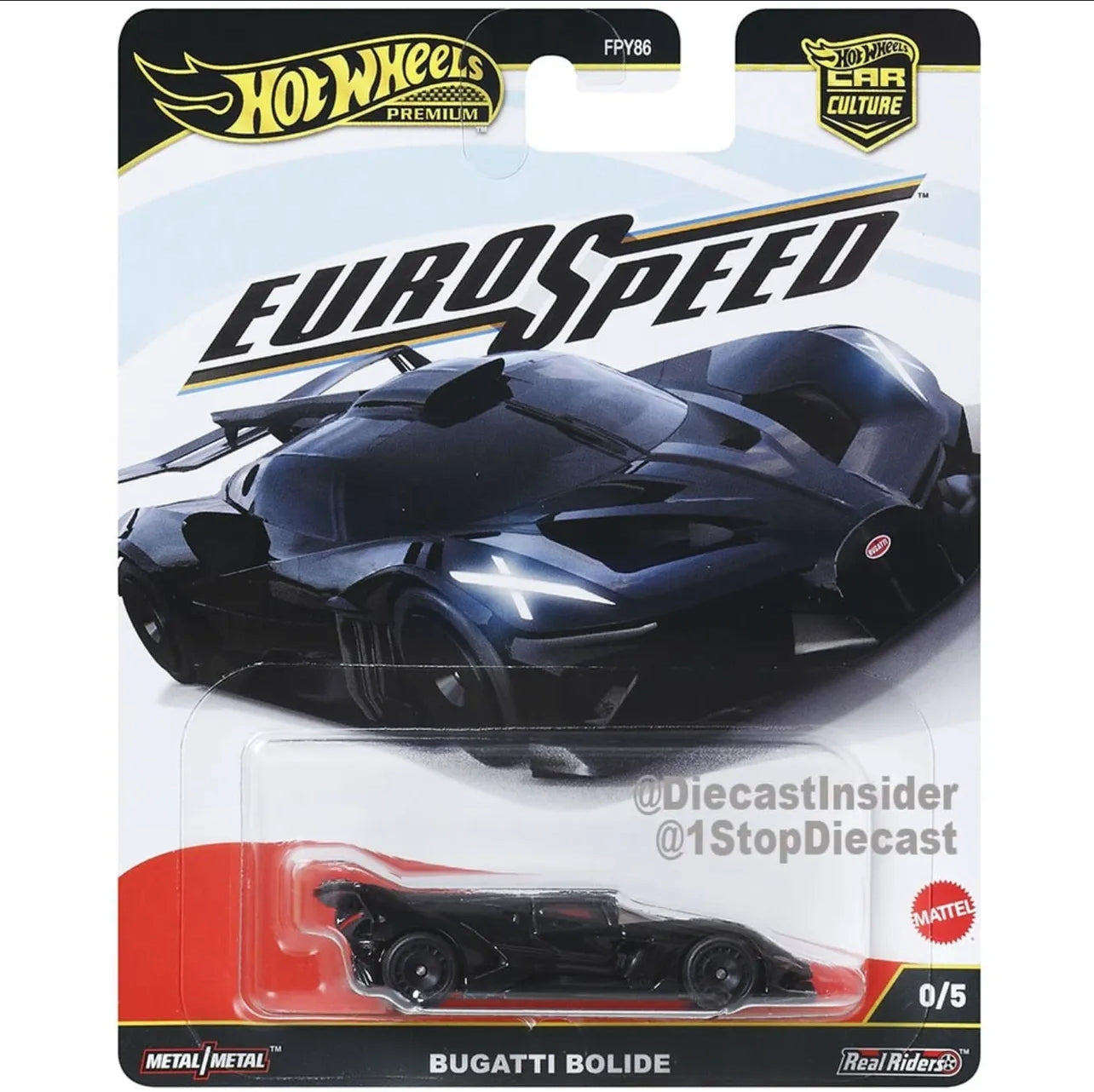[PREORDER] Hot Wheels [2025 Euro Speed] Sealed Case of 10 Cars