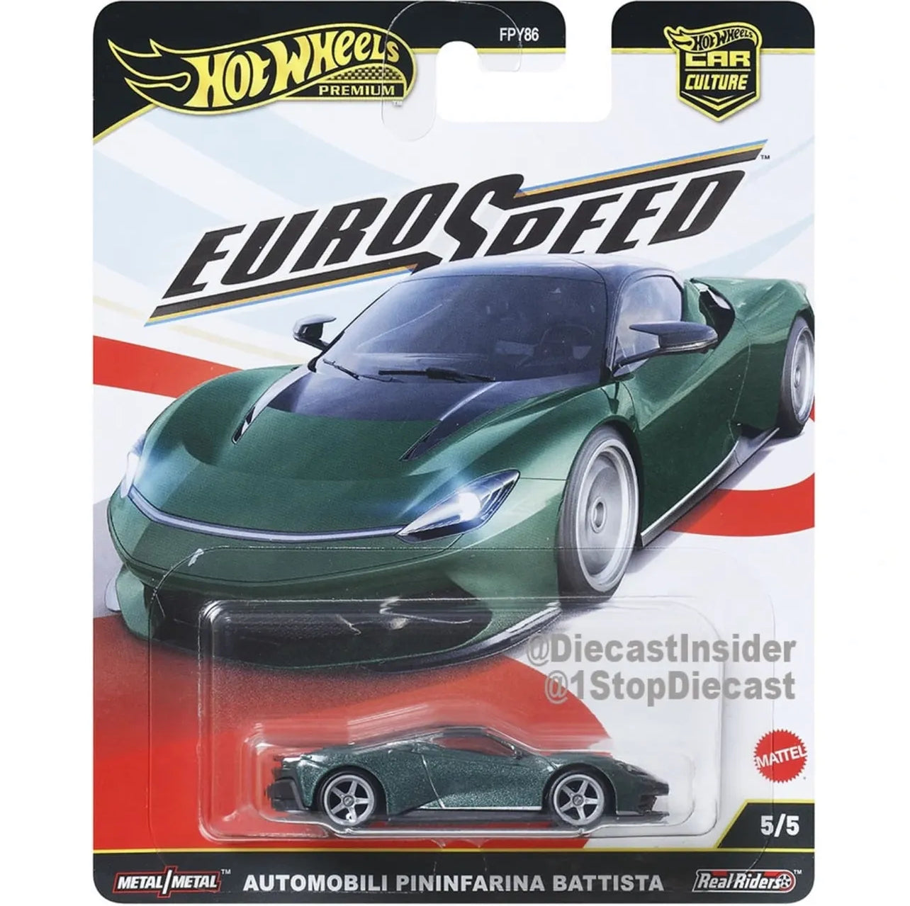 PREORDER] Hot Wheels [2025 Euro Speed] Set of 5 Cars – Hobby