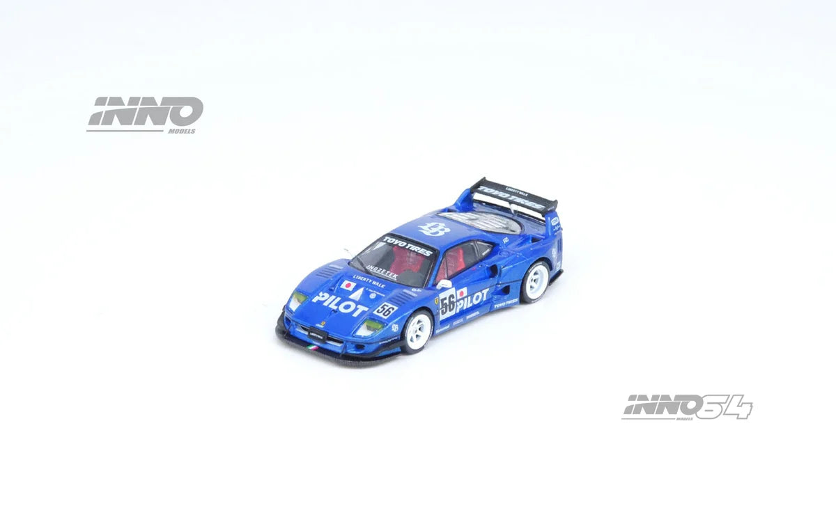 [PREORDER] Inno64 Ferrari F40 LBWK Tokyo Salon 2024 Blue