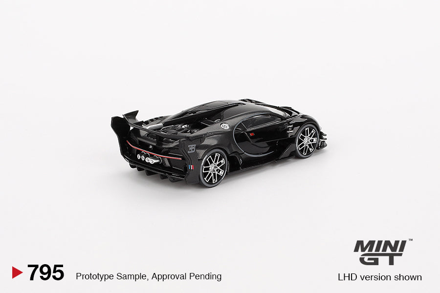 [PREORDER] MiniGT #795 Bugatti Vision Gran Turismo Black