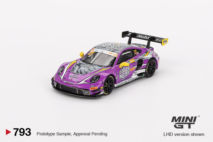 [PREORDER] MiniGT #793 Porsche 911 GT3 R #27 HubAuto Racing 2023 FIA GT World Cup 70th Macau Grand Prix