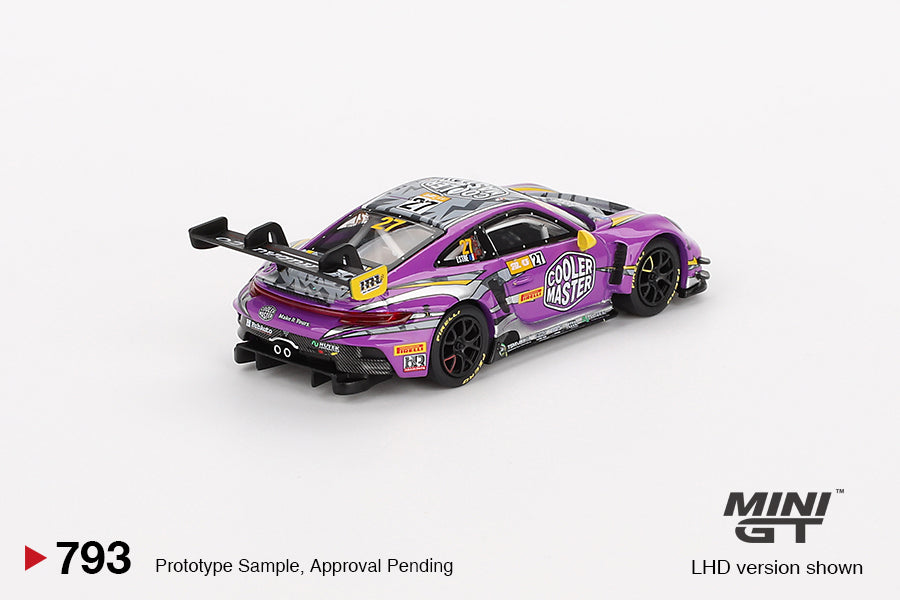 [PREORDER] MiniGT #793 Porsche 911 GT3 R #27 HubAuto Racing 2023 FIA GT World Cup 70th Macau Grand Prix