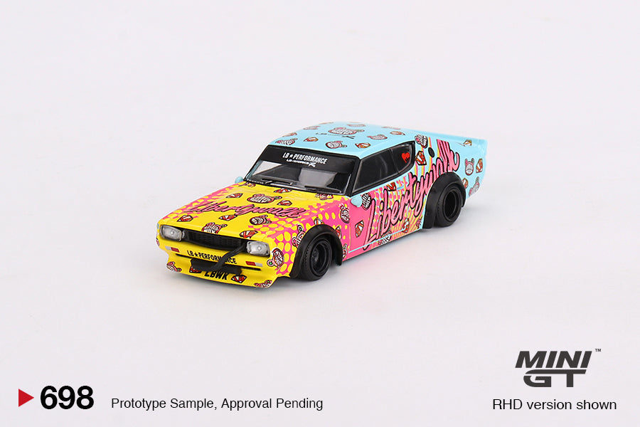 MiniGT #698 Nissan Skyline Kenmeri Liberty Walk LBWK KUMA (Blister)