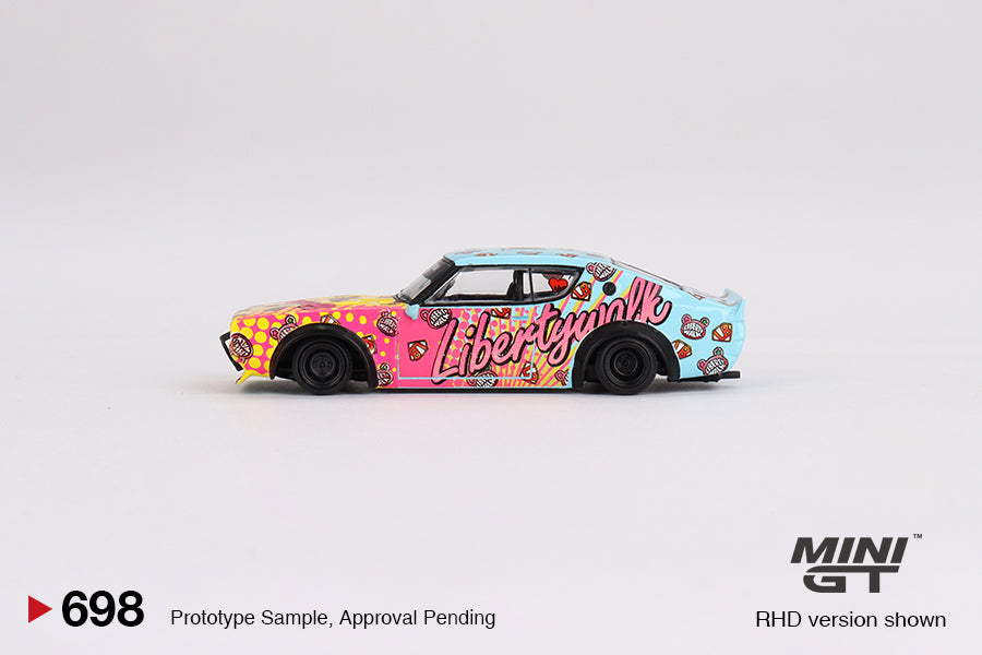 MiniGT #698 Nissan Skyline Kenmeri Liberty Walk LBWK KUMA (Blister)