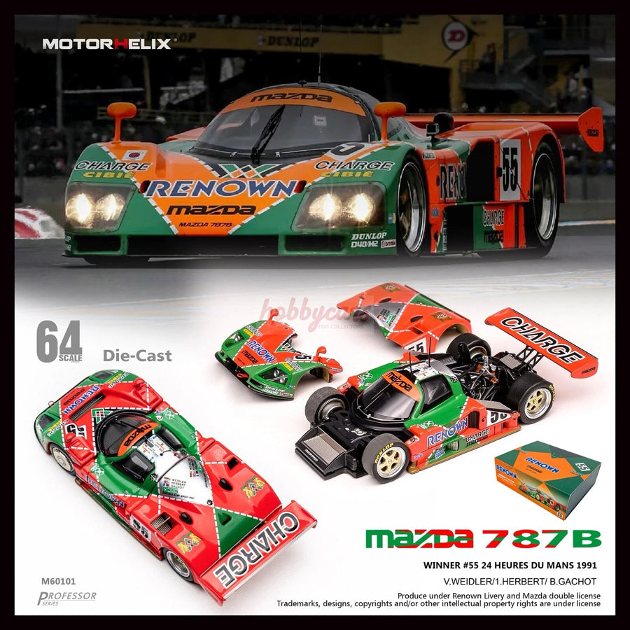 MotorHelix Mazda 787B Car #55