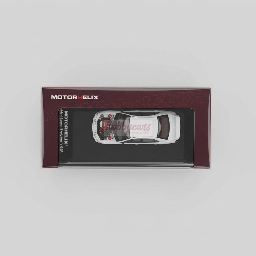 MotorHelix Mitsubishi Lancer Evolution IV GSR Customized Muddy Ver. w Rally Light