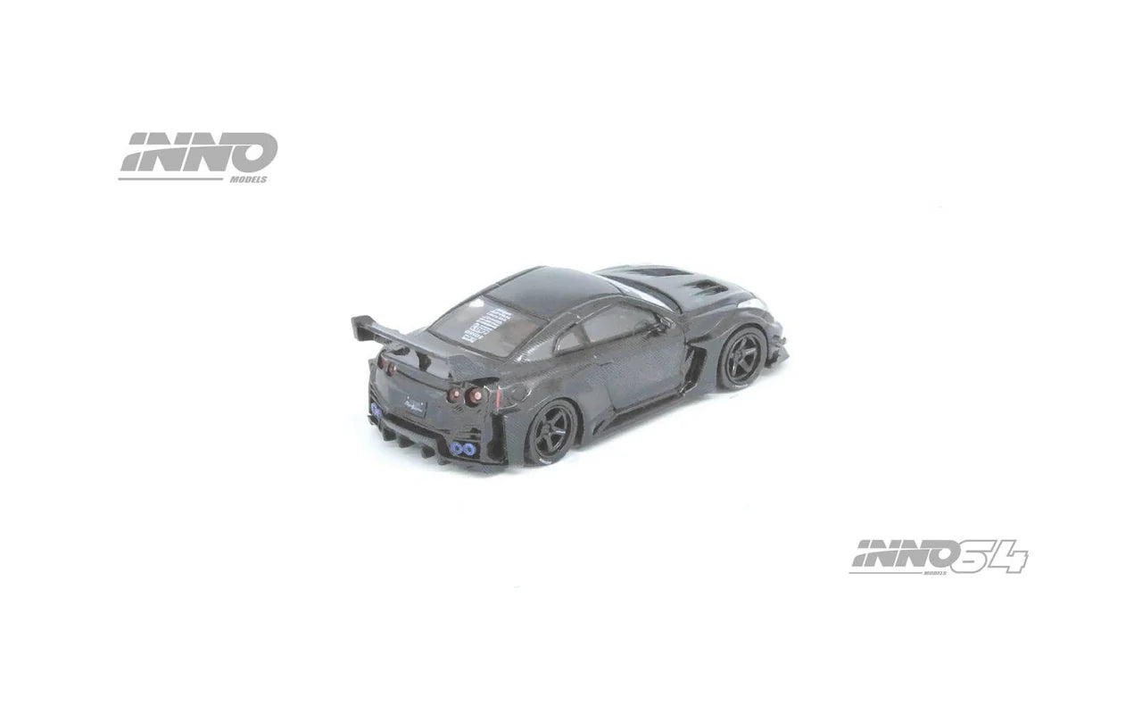 [PREORDER] Inno64 1/64 Nissan GT-R (R35) LBWK LB Super Silhouette 35GT-RR Full Carbon Grey