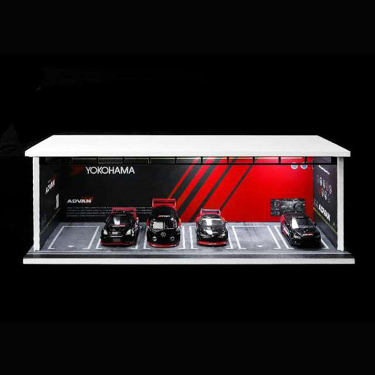 1/64 Parking Garage "Advan" (LED)