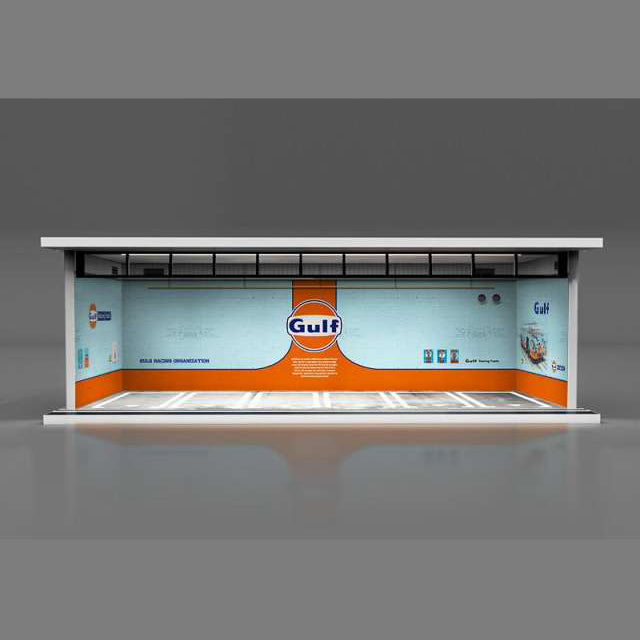 1/64 Parking Garage "Gulf" (LED)