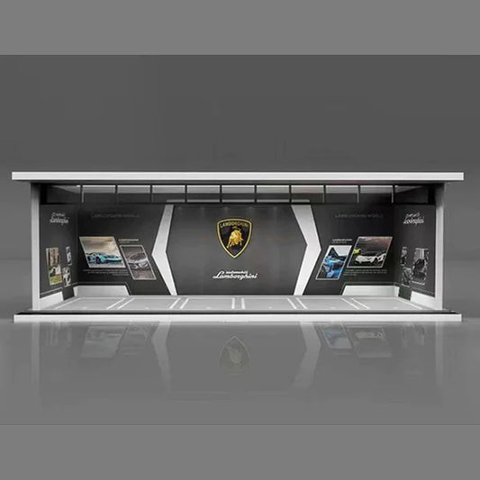 1/64 Parking Garage "Lamborghini" (LED)